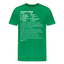 Laden Sie das Bild in den Galerie-Viewer, REZEPTSHIRT: Caesar&#39;s Salad - Kelly Green